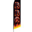 12x2.5 Feet Tall Feather Flags "Tacos & Burritos" - Advertising Replacement Feather Banner - Single Sided Feathers Banners Food Themed - Feathers Flags in Polyester - Flagpole is Not Included