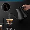 INTASTING Electric Kettle, Gooseneck Electric Kettle, 1 Precise Temperature Control, Stainless Steel Interior, Quick Heating for Pour Over Coffee, Tea & Boiling Water, 0.9L (Onyx Black)