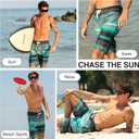 Kanu Surf Mens Barracuda Swim Trunks (Blue, XL)