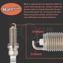 Automotive Replacement Spark Plugs 6 PCS 12290-5A2-A01 DILKAR7G11GS Iridium Spark Plugs Compatible with 2013-2015 ILX 1.8L L4, 2012-2015 Civic 1.8L L4, 2016-2020 HR-V 1.8L L4