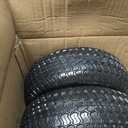 2 Pcs 11x4.00-5 Flat Free Lawn Mower Tire and Wheel, for Zero Turn Mower