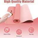 Leather Desk Pad Protector, Desk Mat, Large Mouse Pad, Non-Slip Desk Blotter, Office Laptop Desk Pad, PU Leather Desk Writing Pad for Office and Home (Sweet Pink, 31.5" x 15.7")