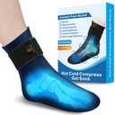 highco Ankle Ice Pack Wrap for Swelling and Injuries Recovery,Cooling Ice Sock for Foot,Ice Pack for Ankle Compression,Plantar Fasciitis & Achilles Tendonitis Relief,Navy Blue