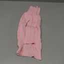 Dog Sweaters for Small Cats, Soft Warm Turtleneck Pullover Solid Cable Knit Fleece Stretch Pet Clothes,Classic Fuzzy Coat for Puppy Girl Boys for Fall Winter Cold Weather (Pink)