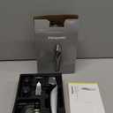 Panasonic Body Hair Trimmer for Men, Cordless Waterproof Design, V-Shaped Trimmer Head with 3 Comb Attachments for Gentle, Full Body Grooming, ER-GK60-S (Silver)