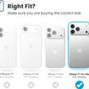 Speck GEMSHELL Grip +MS Case for iPhone 17 Pro Max - Clear/Clear | Slim Protective Grip | Drop Protection | MagSafe Compatible