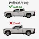 AUXKO Rain Guards for 2024-2026 Toyota Tacoma Double Cab/Crew Cab, Easy-to-Install Rain Guards - Out-Channel Vent Visors Accessories for Truck, Side Window Wind Deflectors & Visors