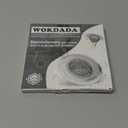 Revolutionary Kitchen Sink Drain Strainer/Patented Reversible Chain Mesh, Effortless Cleaning & Debris Catcher, Large Capacity, No Clog, 304 Stainless Steel & Rust-Proof/Handmade (Silver)