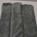 Grey Corduroy Throw Pillow Covers Set of 2 Boho Decorative Spliced Cushion Covers Farmhouse Modern Home Decor for Sofa Living Room Couch Bed (18x18 Inch)