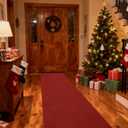 jxgzyy Red Runner Rugs 2'11" x 16'5", Non Slip Entrance Doormat, 0.25 Thickness Indoor Outdoor Carpet Runner with Rubber Backing, Waterproof Custom Size Heavy Duty Floor Mat for Hallway Laundry Patio