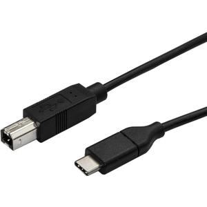 StarTech.com USB2CB3M USB C to USB B Printer Cable , 10' / 3m