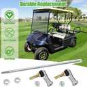 10L0L Golf Cart Tie Rod Assembly Tie Rod and End (Left and Right) Fits EZGO Gas & Electric Golf Carts Years 2001-Up (26 Inch) 70876-G02 70902-G01 70902-G02 01069-G01 01069-G02