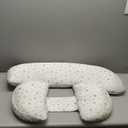 Pregnancy Pillows for Sleeping, Maternity Pillow for Pregnant Women, Support for Back, Legs, Belly, HIPS for Pregnant Women (White)