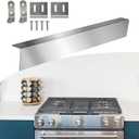 30" Slide-in Range Rear Filler Kit,Range Gap Filler, Stainless Steel Back Gap Cover for Stove, Stove Trim Kit Between Stove and Backsplash.