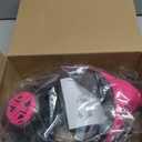 Full Face Snorkel Mask- Snorkeling Gear for Adults with Safe Dry Top Breathing System, Latest Foldable Panoramic View Snorkeling Mask for Men and Women, Anti Fog Anti Leak (Small-Medium, Pink)