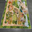 4x6 Ft Farm Village Series Educational Kids Rug