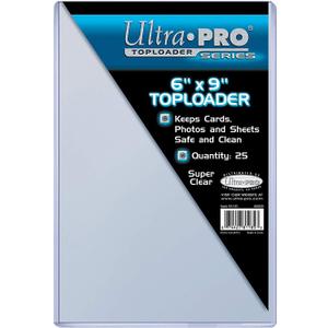 Ultra Pro 6" X 9" Toploader 25ct