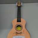 23" Acoustic Guitar, Kids 6 String Toy Guitar - Realistic Steel Strings - Beginner Practice First Musical Instrument for Children, Toddlers (Natural), Miniature