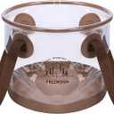 FREEMOON Collapsible Bucket, PVC Folding Bucket Wash Basin with Handle, Portable Storage Bucket Water Basin for Camping Fishing Travelling Picnic Gardening (10L / 2.5 Gallon)