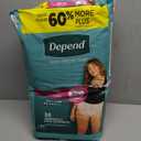 Depend Fresh Protection Adult Diapers, Incontinence & Postpartum Bladder Leak Underwear for Women, Disposable, Maximum, Medium, Blush, 30 Count