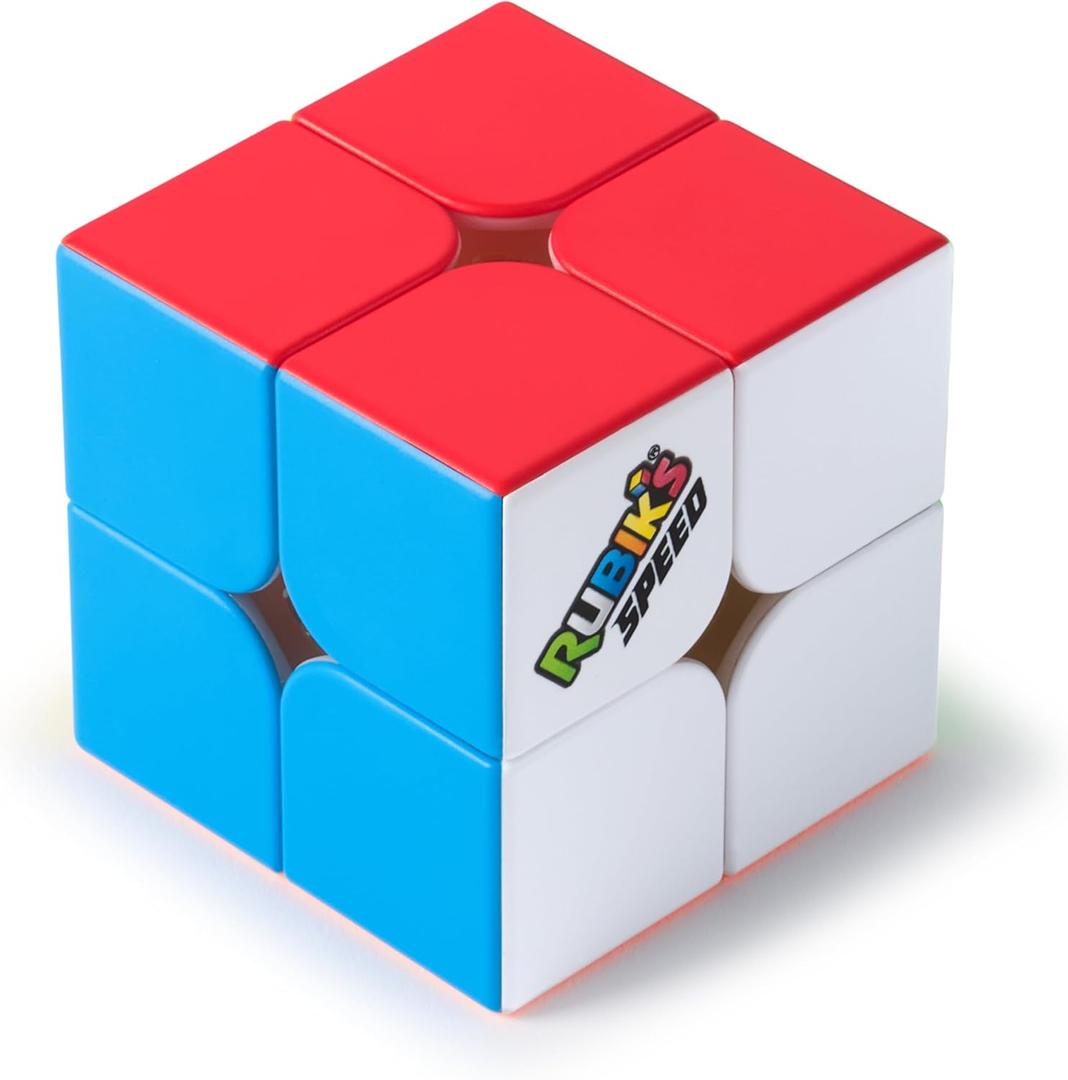 Rubiks Cube, 2x2 Speed Cube for Super Fast Solves, Problem-Solving Brain Teaser, Classic Color-Matching Puzzle, Fidget Toy & Sensory Puzzle for Adults, Teens & Kids, for Ages 8 & Up