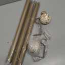 Boho Wood Curtain Rods for Windows 28 to 48 inch,1" Adjustable Heavy Duty Window Curtain Rod with Imitation Wood Grain Finials,Rustic Decorative Drapery Rods Set,Size:18-60'',Weathered Wood