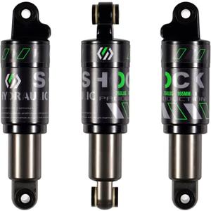 Chooee Mountain Bike Rear Shock absorber 120mm/125mm/150mm/165mm/185mm/190mm/200mm Bicycle Rear Suspension Shock Absorber 165mmx750lbs