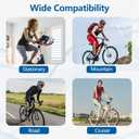 Zacro Bike Seat Cushion - Gel Padded Bike Seat Cover for Men Women Comfort, Extra Soft Exercise Bicycle Seat Compatible with Peloton, Outdoor & Indoor Bike Saddles