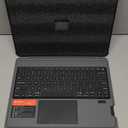 Nillkin for iPad Air 13 inch M2 2024 M3 2025 Keyboard Backlit Bumper Case for iPad Pro 12.9 (3rd, 4th, 5th and 6th gen) Detachable Keyboard with Built in trackpad, Stand,US English - Elite Black