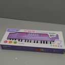 Keyboard Piano for Kids, BIGFUN 37 Keys Toddler Piano Multifunction Music Educational Instrument Toy, Electronic Kids Keyboard for 3-7 Year Old Girls and Boys (Purple)