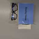 Progressive Multifocus Reading Glasses for Women Men Blue Light Blocking Spring Hinge Square Computer Readers, 1.75 Diopters