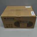 Boombox CD Player Portable, Cassette Player Combo with CD MP3 Bluetooth AUX TF USB FM Radio AC/DC Powered, Boom Box with Remote Control, Headphone Jack, Stereo Sound for Home,Kids,Gift
