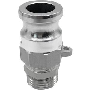 Aluminum Cam Lock Fitting Cam Groove Fitting 3/4" Male Adapter x GHT Male