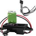 89019088 AC Blower Motor Resistor Kit with Harness Fit for 2003 2004 2005 2006 Chevy Silverado 1500 2500 Avalanche Suburban Tahoe GMC Sierra Yukon C'adillac Escalade 973-405, 15-81086, 22807123