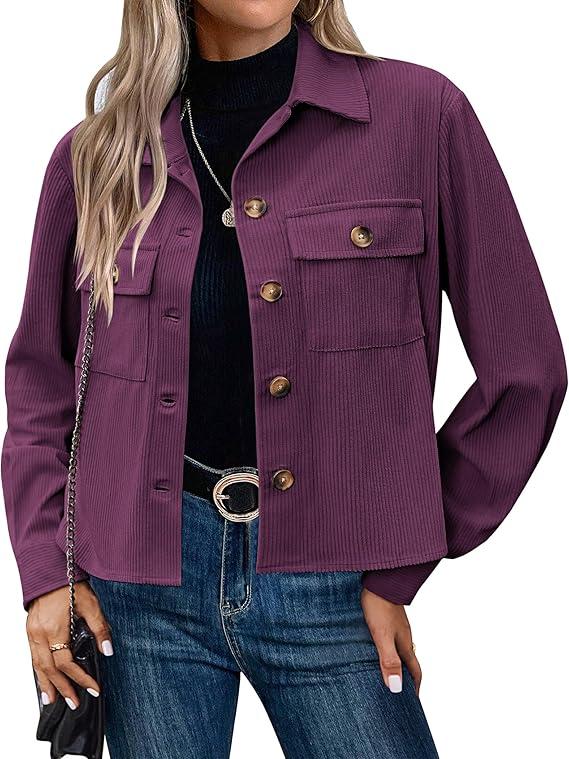 Zeagoo Woman's Jacket SIZE L ( Violet )