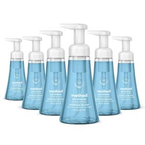 method Foaming Hand Wash, Sea Minerals, 10 fl oz, 6 pack | Hydrates & Softens Skin, Designed for Gentle Everyday Cleansing, With Notes of Bergamot, Lemon and Rosemary