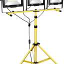 Willpower 300W Tripod Stand LED Work Light, 30000LM LED Floodlight Portable Job Site Light 110V Outdoor Indoor for Workshop Garage Construction Basement IP66 6000K with 5 Meter Power Cord