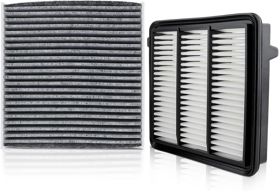 GoaMotors Engine Air Filter and Cabin Air Filter Replacement Compatible with Honda Civic 1.5L 2022-2024, Replace 17220-64A-A00, 80291-TF3-E01