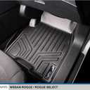 MAXLINER Floor Mats 2 Row Liner Set for 2008-2013 Nissan Rogue