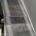 Ottomanson Mud Mat 2'7" x 2' Indoor Door Mat  Machine Washable Soft Non-Slip Rug, Quick Dry Low Pile Carpet for Kitchen, Bathroom & Entryway, Greek Border Brown