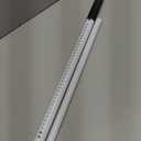 AceMining Sliding Door Security Bar,Heavy Duty Sliding Patio Door Lock Bar, 20-50inch Adjustable Multi-use Window Security Bars, Sliding Door Stopper,White,1Pack