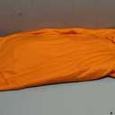 7.2FT Orange Arch Backdrop Cover - Polyester Fitted Wedding Arch Stand Covers Round Top Chiara Arch Backdrop Cover for Birthday Party Banquet Photo Background Decoration