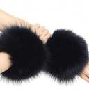 Barelove Women's Faux Fur Wrist Cuffs, Winter Warm Warmers for Halloween Christmas Party Costumes Gifts