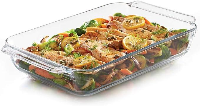 Libbey Baker's Premium Glass Casserole Baking Dish, 9-inch by 13-inch