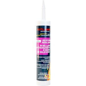 Rutland 500F RTV High Heat Silicone Sealant Clear, USA-Made High Temperature Gasket Maker Adhesive - UV Stable, Oil Resistant & Non-Corrosive