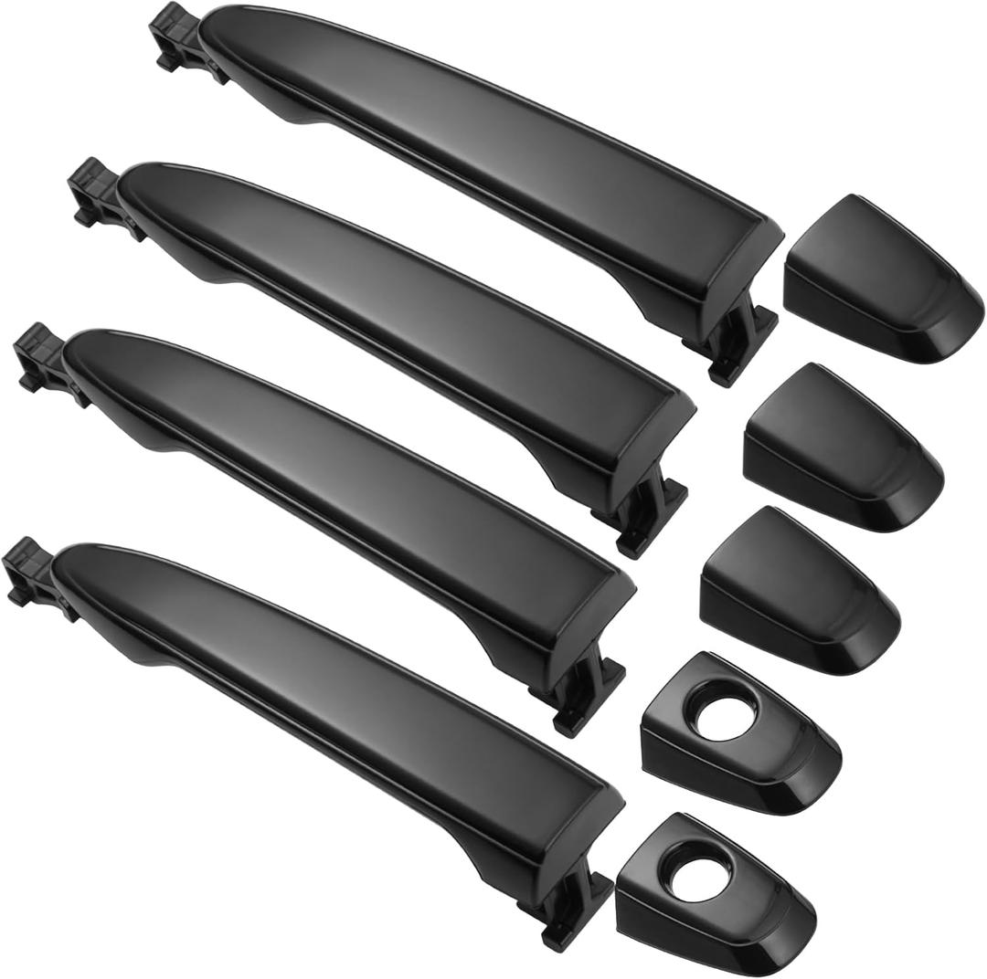 Set of 4 Exterior Door Handles Fit for Toyota Camry 2007-2011, for Toyota 4Runner 2003-2009, for Tacoma 2005-2015, for Avalon 2005-2012, for Lexus GX470 RX330 RX350 RX400h (4 Pcs Front and Rear)