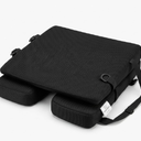 Wedge Wheelchair Seat Cushion with Backrest, High Density Foam Wheelchair Cushions Removable Cover with Zipper Adjustable Elastic Strap for Office Car Seat