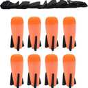 8 Pack Mega Missile Refill with Carrying Strap - Toy Rocket Launcher Ammo for Nerf N-Strike Elite Series