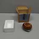 Ashtray with Lid for Outside Patio, Windproof Ash tray, Ceramic Smokeless Ashtray for Outdoor Home Office Tabletop Patio Outdoor Balcony, Blue