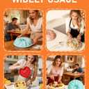 2 x 3 Pack Silicone Cake Molds Nonstick, Valentines Silicone Bundt Cake Pan, Baking Pan for Cake,Brownie Bread Jello and Pies, Tarts (Multiple colors)